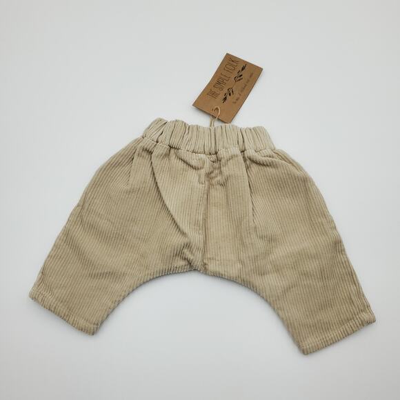 The Simple Folk The Corduroy Harem Trouser in Oatmeal Size 9/12 Months - Picture 6 of 8